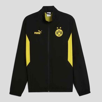 Jaqueta Puma Borussia Dortmund Ftblarchive 2025 Preta