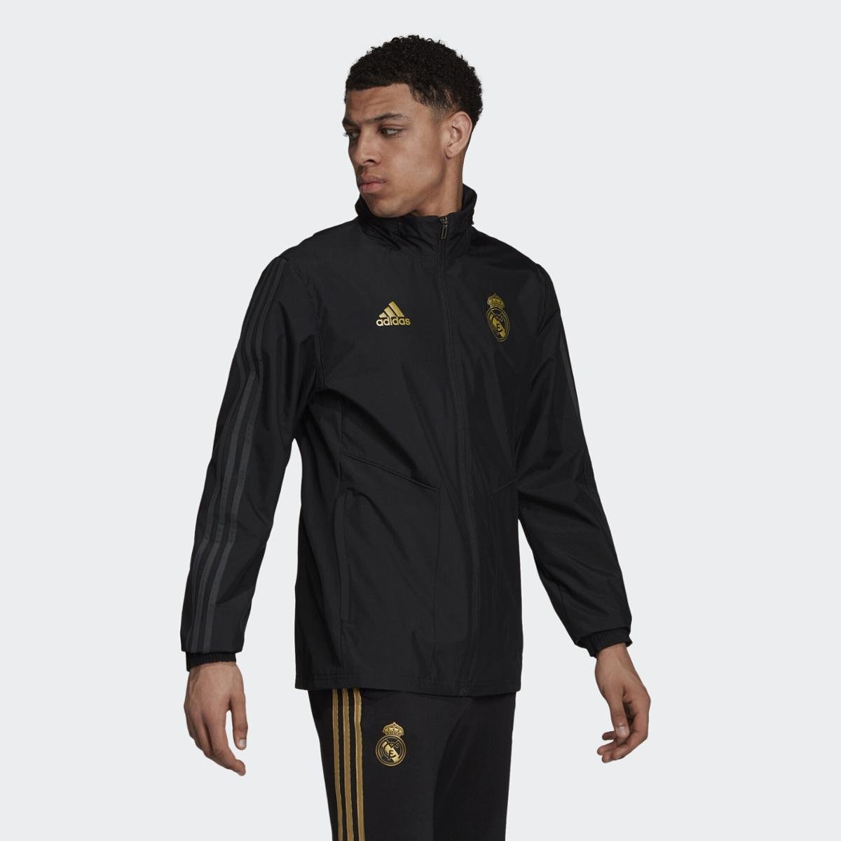 Jaqueta Real Madrid All-Weather Adidas Masculina | Allianz Parque Shop
