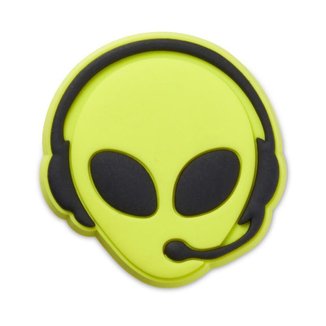 Jibbitz™ alien com headset unico