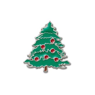 Jibbitz™ árvore de natal metalizada unico