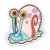Jibbitz™ bob esponja gary unico - Branco