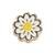 Jibbitz Charm Elevated Daisy - Branco