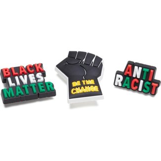 Jibbitz Crocs Blm Pack Com 3 Unidades Único