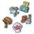 Jibbitz Crocs Bob Esponja Pack Com 5 Unidades Único - Branco