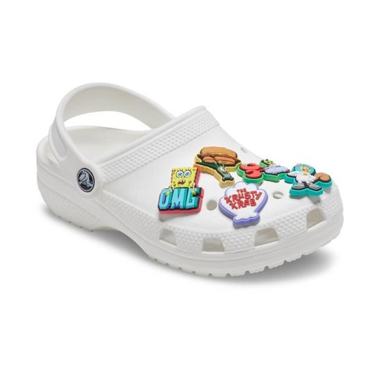 Jibbitz Crocs Bob Esponja Pack Com 5 Unidades Único