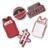 Jibbitz Crocs Nba Houston Rockets Pack Com 5 Unidades Único - Branco