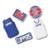 Jibbitz Crocs Nba Los Angeles Clippers Pack Com 5 Unidades Único - Branco