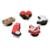 Jibbitz™ gym bro pack com 5 unidades unico - Branco