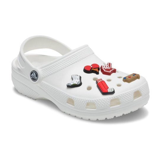 Jibbitz™ gym bro pack com 5 unidades unico