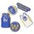 Jibbitz™ nba golden state warriors pack 5 unico - Branco