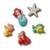 Jibbitz™ princesa ariel pack com 5 unico - Branco