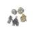 Jibbitz™ star wars pack com 5 peças unico - Branco
