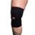 Joelheira de Compressão Ortopédica Neoprene com Orifício e com Reforço Preta - Progne Sports (Unid.) - Preto