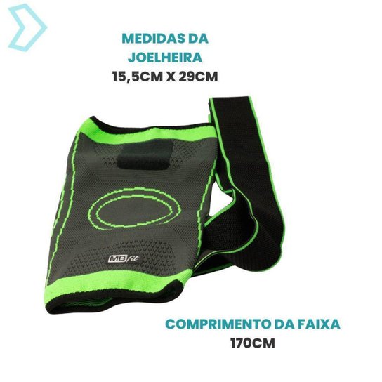 Joelheira Ortopédica Ajustável O PAR Articulada de Compressão E Proteção Patelar Tensor Joelho