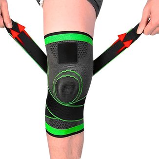 Joelheira Ortopédica de Compressão Regulável Ajustável Patelar Tensor Joelho Fitness Profissional