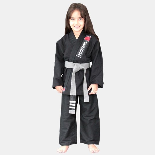 Kimono Jiu Jitsu Koral Infantil Trançado