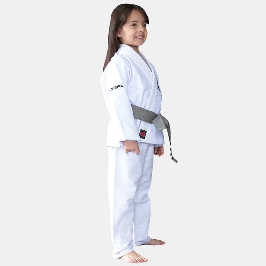 Kimono Jiu Jitsu Koral Infantil Trançado