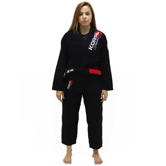 Kimono Jiu Jitsu Koral New MKM Harmonik Feminino
