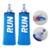 Kit 02 Garrafas Dobráveis Soft Flask Sherpa RUN Boca Pequena - AZUL 250 ML - Azul