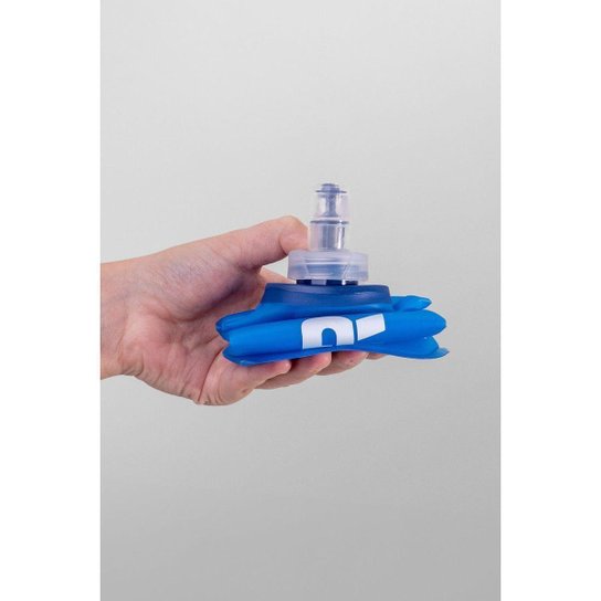 Kit 02 Garrafas Dobráveis Soft Flask Sherpa RUN Boca Pequena - AZUL 250 ML