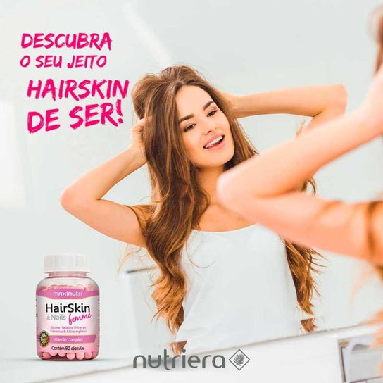 Kit 02 HairSkin Femme com 90 Capsulas Maxinutri