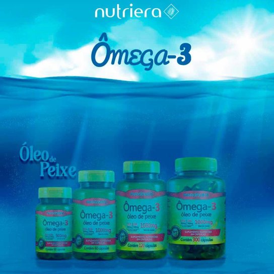 Kit 02 Ômega3 Óleo de Peixe 60 Capsulas 1000mg Maxinutri