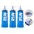 Kit 03 Garrafas Dobráveis Soft Flask Sherpa RUN Boca Pequena - AZUL 250 ML - Azul