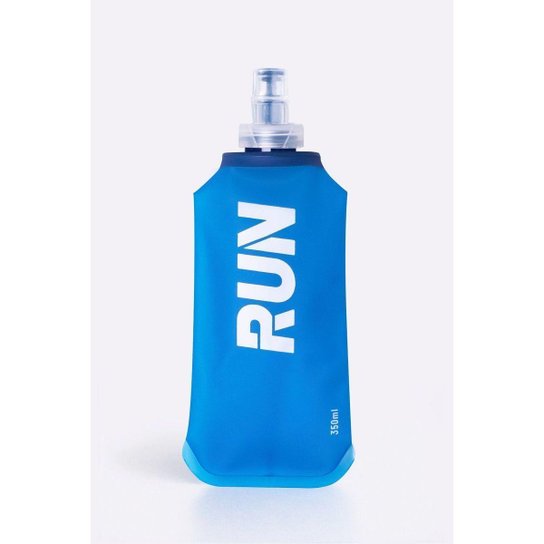 Kit 03 Garrafas Dobráveis Soft Flask Sherpa RUN Boca Pequena - AZUL 250 ML