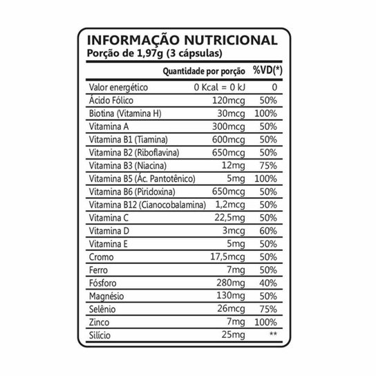 Kit 04 HairSkin Men com 90 Capsulas Maxinutri