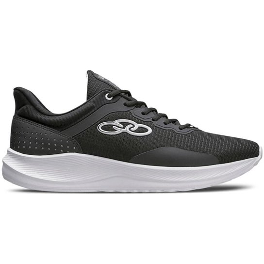 Kit 1 Tênis Masculino Zex Olympikus e Meia Cano Invisível - pacote com 3 Pares