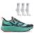 Kit 1 Tênis Olympikus Corre 4 e 3 pares de meias cano médio - Azul