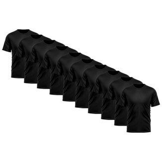 Kit 10 Camiseta Masculina Dry Proteção Solar UV Básica Lisa Treino Academia Camisa Camisetas