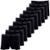 Kit 10 Cuecas Boxer Mash Algodão Box Confortável Cueca Masculina Cós Elástico Original - Preto