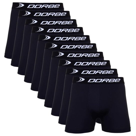 Kit 10 Cuecas Dorbe Boxer Microfibra