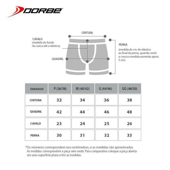 Kit 10 Cuecas Dorbe Boxer Microfibra