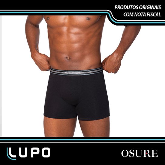 Kit 10 Cuecas Lupo Boxer Em Algodão Box Masculina Cotton Adulto 523