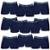 Kit 10 Cuecas Zorba 702 Boxer Algodão MAX - Marinho