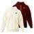 Kit 2 Blusa de Moletom Canguru com Capuz Confortável Estilo Casual Siri - Off White+Vinho
