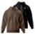Kit 2 Blusa de Moletom Canguru com Capuz Confortável Estilo Casual Siri - Preto+Marrom