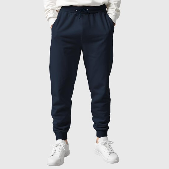 Kit 2 Calças Masculinas Moletom Flanelada Slim Benellys