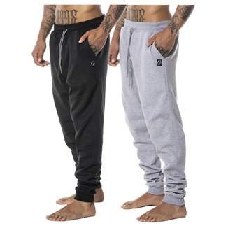 Kit 2 Calças Moletom Jogger Cargo com Bolsos Essentials Sport