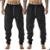 KIT 2 Calças Moletom Jogger Cargo Confortável Treino Frio Masculina - Preto