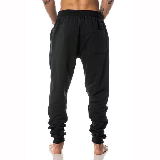 KIT 2 Calças Moletom Jogger Cargo Confortável Treino Frio Masculina