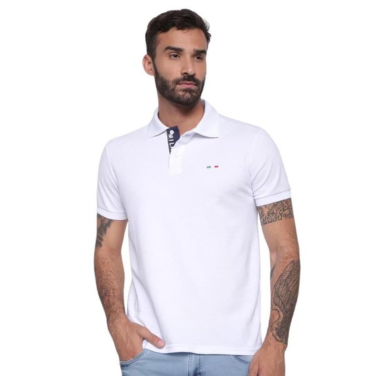 Kit 2 Camisas Polo Itália Industrie Básica Piquet Premium