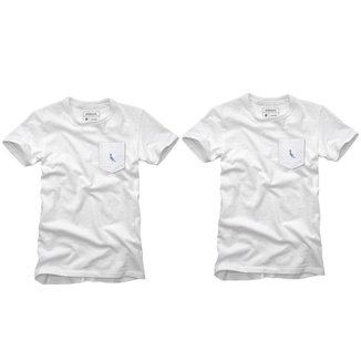Kit 2 Camisetas Bolso Cb Pica-Pau Xadrez Reserva