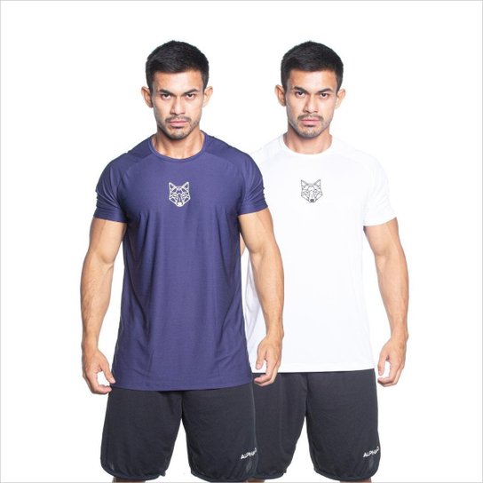 Kit 2 Camisetas Masculina Dry Alpha Co