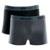 Kit 2 Cueca Boxer Hang Loose Cotton Masculina Cós Elástico - Preto