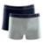 Kit 2 Cueca Boxer Hang Loose Cotton Masculina Cós Elástico - Marinho