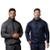 Kit 2 Jaquetas Corta Vento Masculina Com Capuz Estilo liso Conforto e Proteção - Cinza+Azul