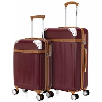 Kit 2 Malas de Viagem Primicia P E M Moderna Casual Reforçada